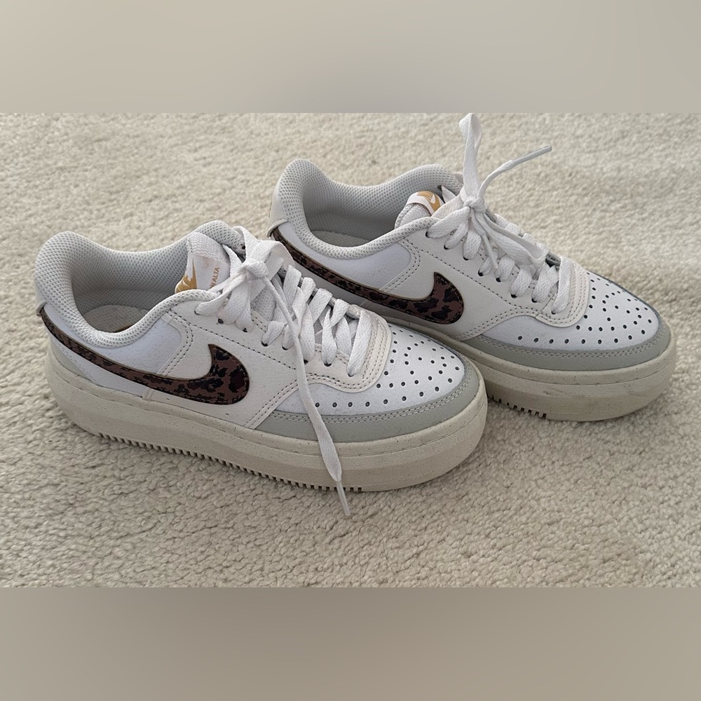Nike Women’s Court Vision Alta 'Leopard' - Size 5